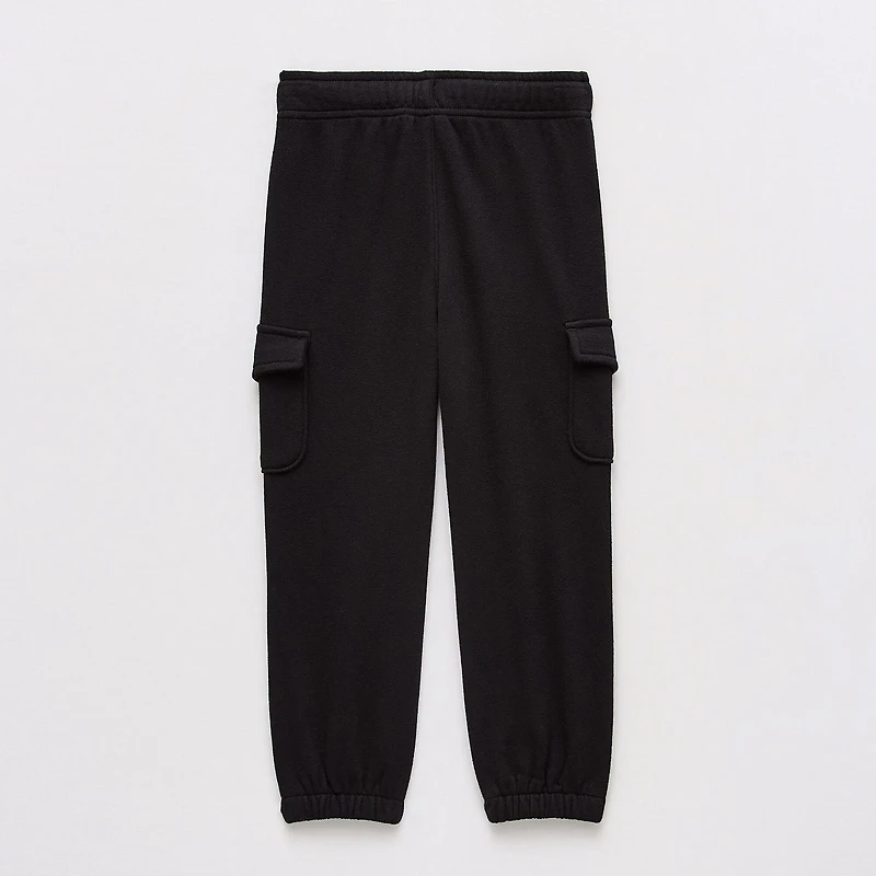 Okie Dokie Toddler & Little Boys Cinched Regular Fit French Terry Pull-On Pant