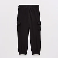Okie Dokie Toddler & Little Boys Cinched Regular Fit French Terry Pull-On Pant