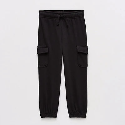 Okie Dokie Toddler & Little Boys Cinched Regular Fit French Terry Pull-On Pant