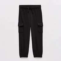 Okie Dokie Toddler & Little Boys Cinched Regular Fit French Terry Pull-On Pant