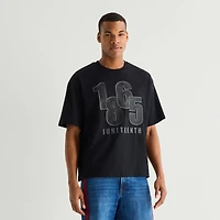 Hope & Wonder Juneteenth Mens Crew Neck Short Sleeve Boxy Fit Graphic T-Shirt