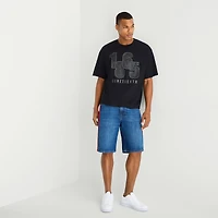 Hope & Wonder Juneteenth Mens Crew Neck Short Sleeve Boxy Fit Graphic T-Shirt