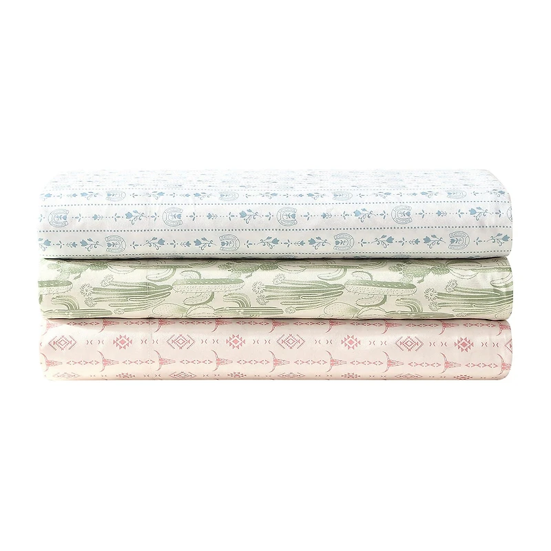 Wrangler Pretty Shoe Stripe Sheet Set