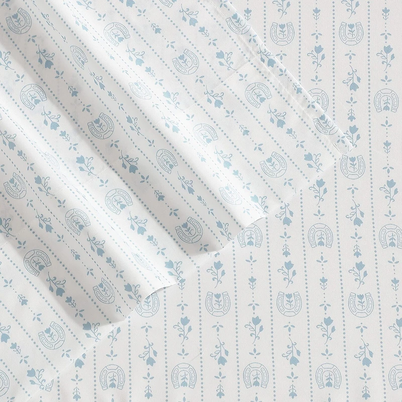 Wrangler Pretty Shoe Stripe Sheet Set
