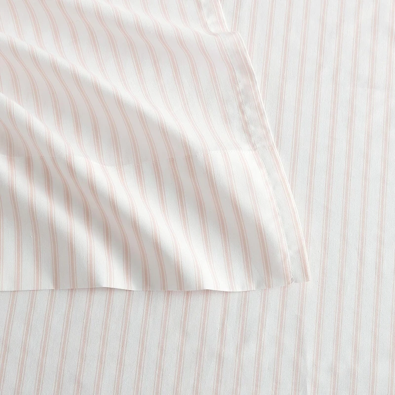 Martha Stewart Core Ticking Stripe Sheet Set