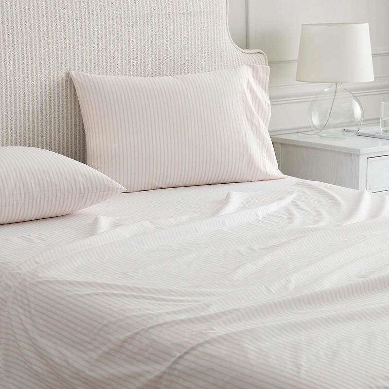Martha Stewart Core Ticking Stripe Sheet Set