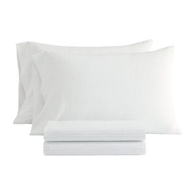 Martha Stewart Dottie Stripe Sheet Set