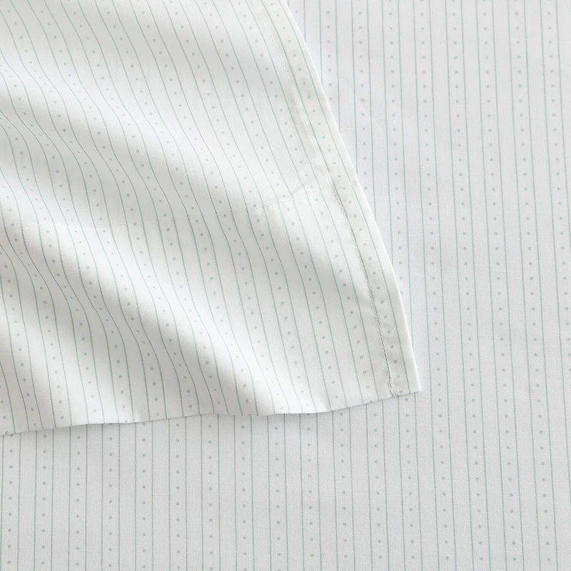 Martha Stewart Dottie Stripe Sheet Set