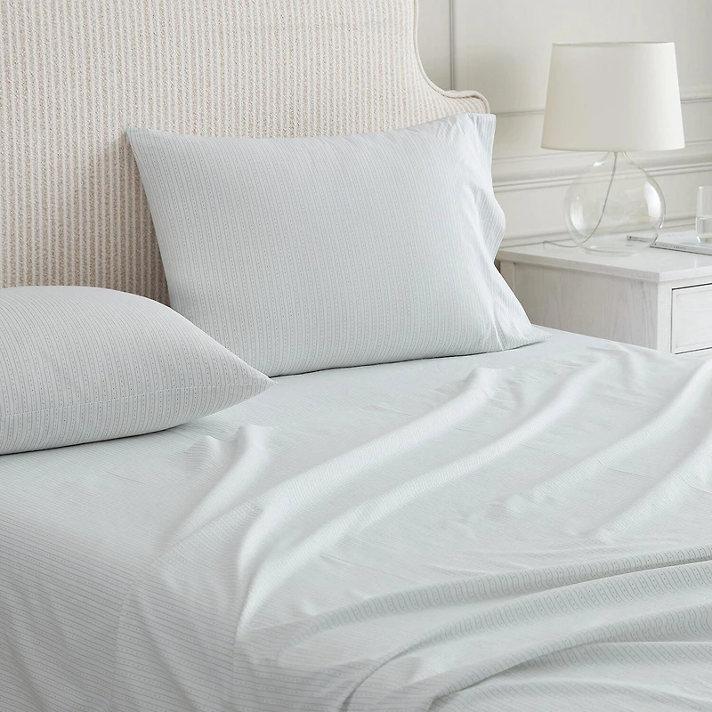 Martha Stewart Dottie Stripe Sheet Set