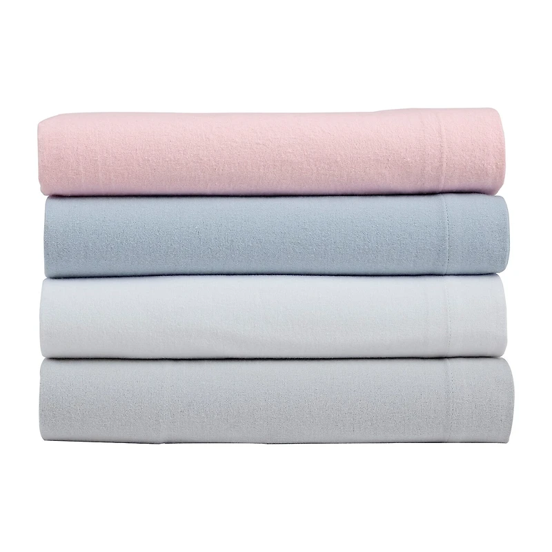 Laura Ashley 100% Cotton Brushed Flannel Deep Pocket Sheet Set