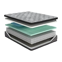 Sierra Sleep by Ashley Augusta 2.0 12" Hybrid Firm Tight Top - Mattress a Box
