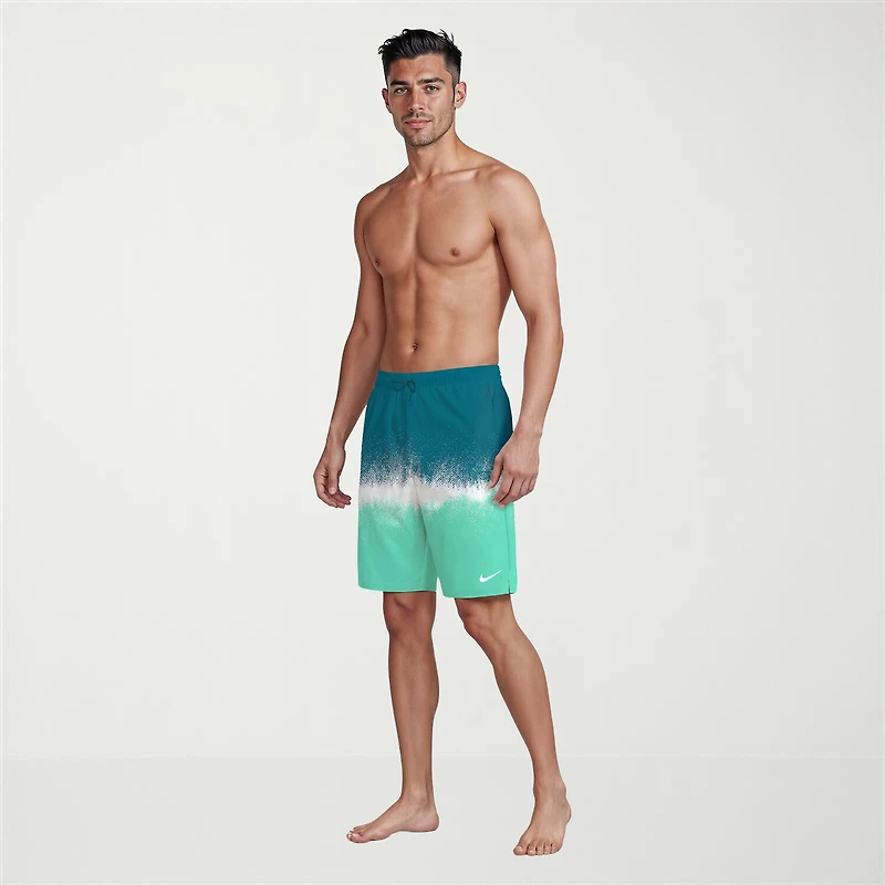 Nike Mens Drawstring Waist 9" Swim Trunks