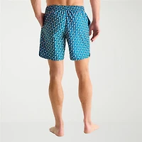 Nike Mens DRAWSTRING WAIST 7" Logo Swim Trunks