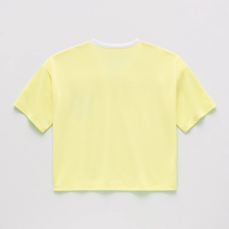 Thereabouts Little & Big Kid Girls V Neck Short Sleeve Oversized Graphic T-Shirt