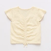 Thereabouts Little & Big Kid Girls V Neck Short Sleeve T-Shirt