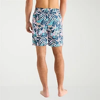 Arizona Mens 6 1/2" Animal Swim Trunks