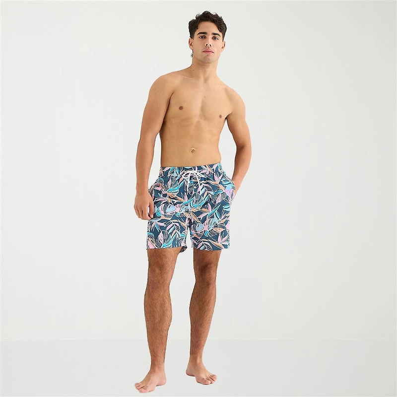 Arizona Mens 6 1/2" Animal Swim Trunks