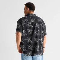 Arizona Mens Short Sleeve Classic Fit Big and Tall Button-Down Shirt