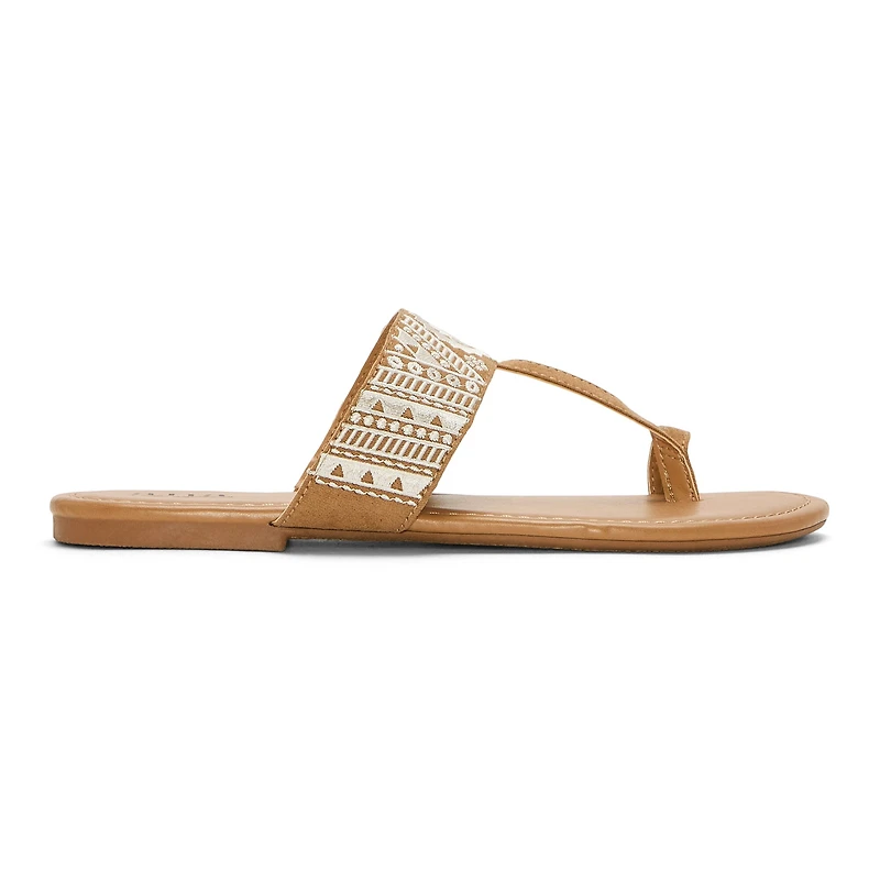a.n.a Womens Embroidery Slide Sandals