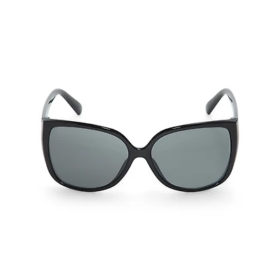Mixit Black Cateye Womens UV Protection Cat Eye Sunglasses