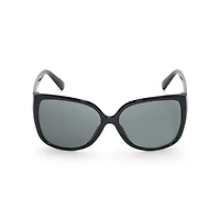 Mixit Black Cateye Womens UV Protection Cat Eye Sunglasses
