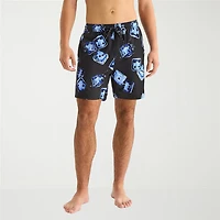 Arizona Mens 6 1/2" Patchwork Swim Trunks