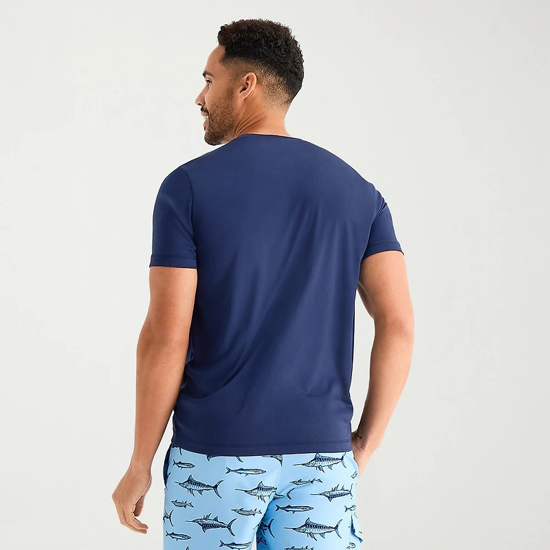 St. John's Bay Mens Short Sleeve Swim Shirt