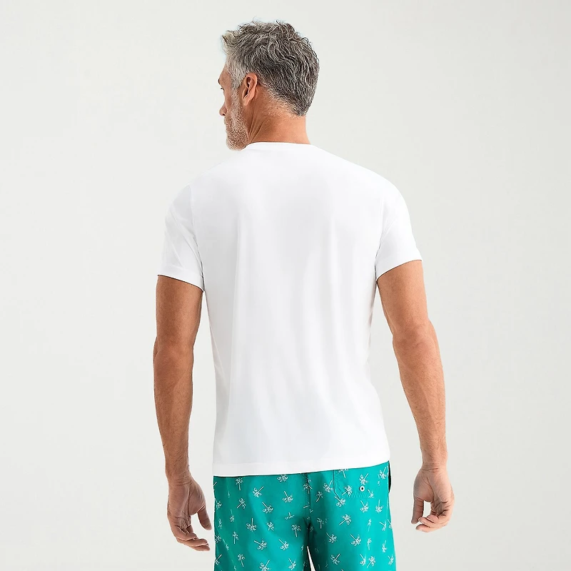 St. John's Bay Mens Short Sleeve Swim Shirt