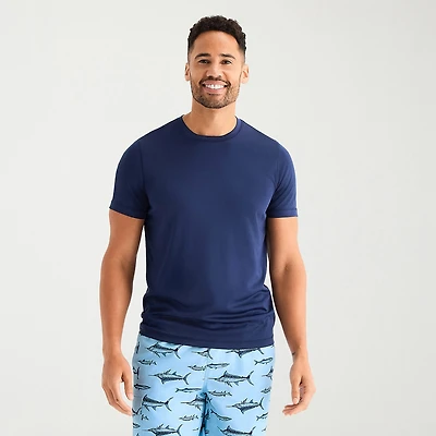 St. John's Bay Mens Short Sleeve Swim Shirt