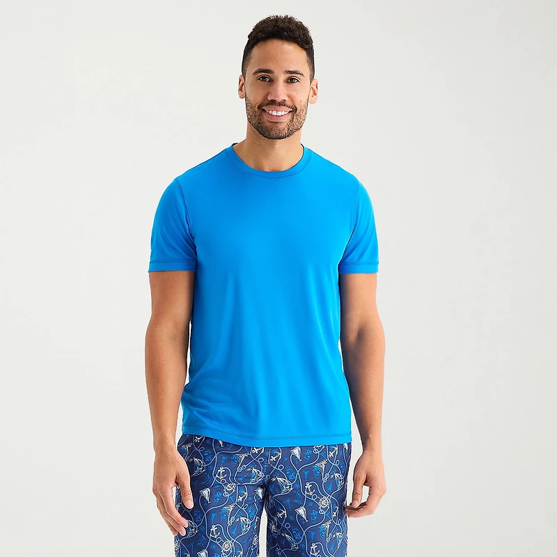 St. John's Bay Mens Short Sleeve Swim Shirt