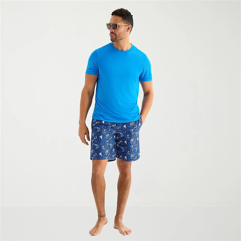 St. John's Bay Mens Short Sleeve Swim Shirt