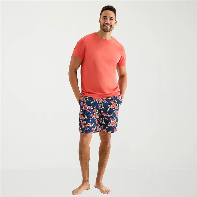 St. John's Bay Mens Short Sleeve Swim Shirt