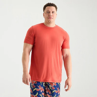 St. John's Bay Mens Short Sleeve Swim Shirt Big and Tall