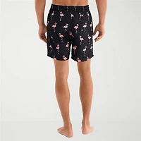 Burnside Mens Drawstring Waist 6" Animal Swim Trunks