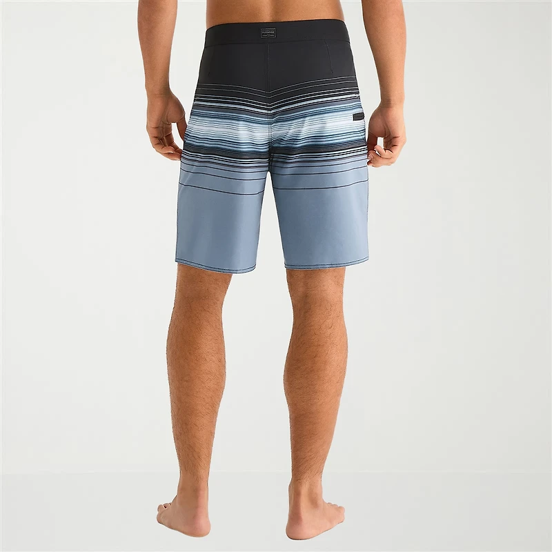 Burnside Mens 9 1/2" Striped Board Shorts