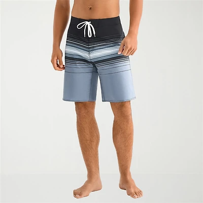 Burnside Mens 9 1/2" Striped Board Shorts