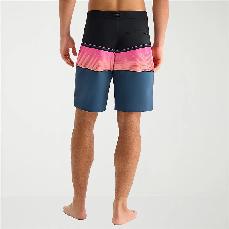 Burnside Mens 9 1/2" Striped Board Shorts