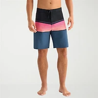 Burnside Mens 9 1/2" Striped Board Shorts