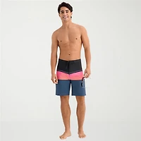 Burnside Mens 9 1/2" Striped Board Shorts