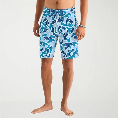 Burnside Mens 9 1/2" Camouflage Board Shorts