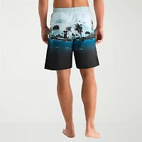 Burnside Mens Drawstring Waist 8" Swim Trunks