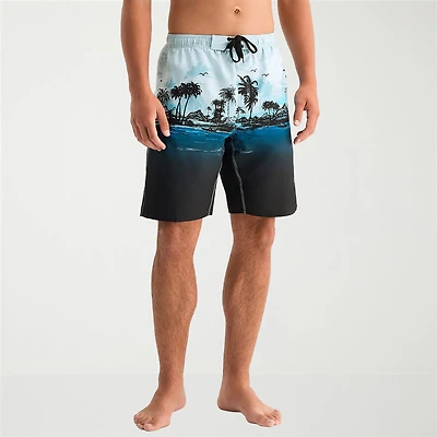 Burnside Mens Drawstring Waist 8" Swim Trunks