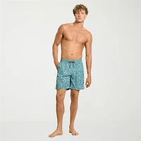 Hurley Mens Drawstring Waist 7 1/2" Ombre Swim Trunks