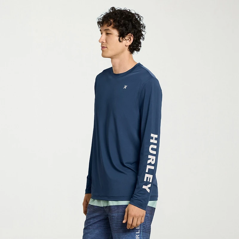 Hurley Mens Long Sleeve Swim Shirt