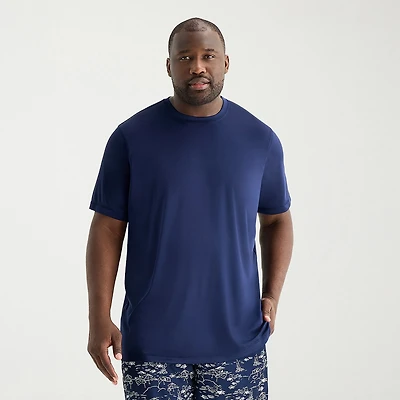 St. John's Bay Mens Short Sleeve Swim Shirt Big and Tall