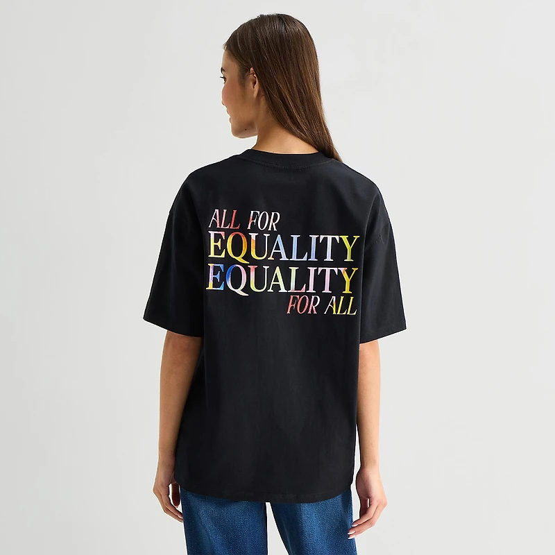 Hope & Wonder Pride Unisex Adult Crew Neck Short Sleeve Regular Fit Graphic T-Shirt