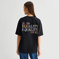 Hope & Wonder Pride Unisex Adult Crew Neck Short Sleeve Regular Fit Graphic T-Shirt