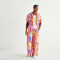 Hope & Wonder Pride Unisex Adult Short Sleeve Cap Regular Fit Button-Down Shirt
