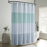 Home Expressions Rugby Stripe Shower Curtain