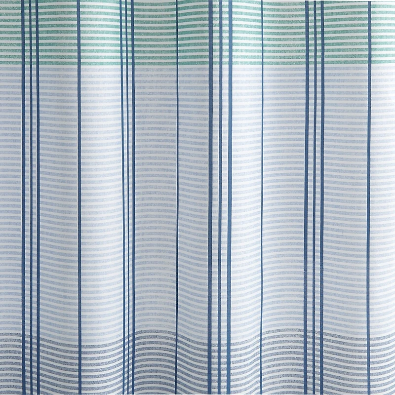 Home Expressions Rugby Stripe Shower Curtain